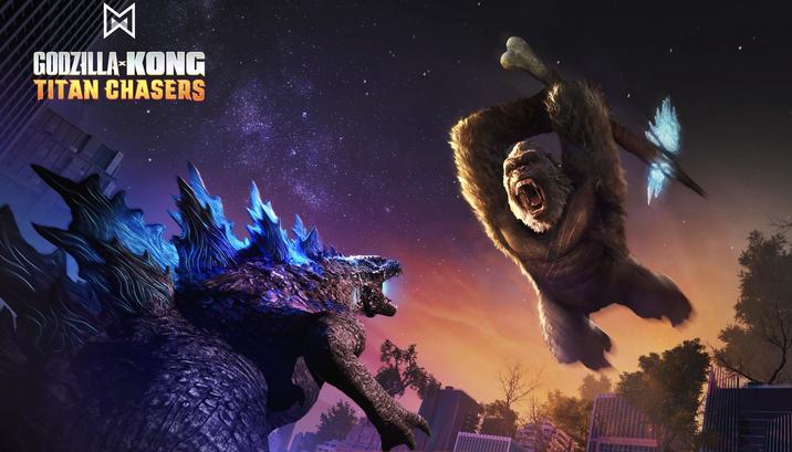 M GODZILLA-KONG TITAN CHASERS