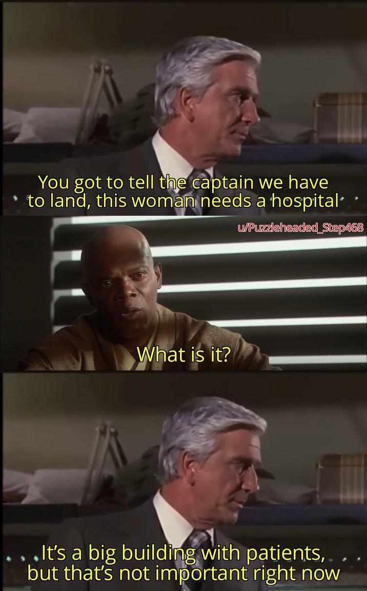 You got to tell the captain we have ⚫ to land, this woman needs a hospital' u/Puzzleheaded_Step468 What is it? It's a big building with patients,. but that's not important right now