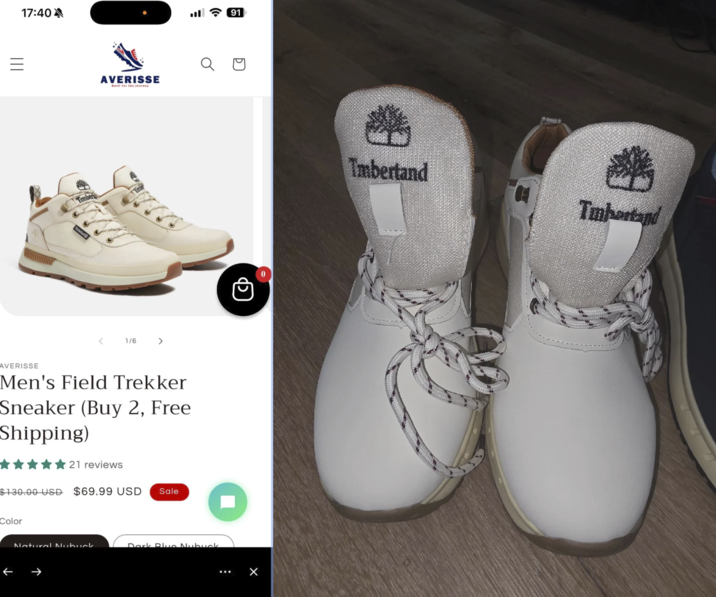 17:40 ||| AVERISSE Built for the jersey Timber > ฟรี 91 1/6 > 5 D AVERISSE Men's Field Trekker Sneaker (Buy 2, Free Shipping) 21 reviews $130.00 USD $69.99 USD Sale Color Natural Nubuck ← Dark Blue Nubuck Tmbertand Tmbertand