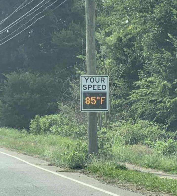 YOUR SPEED 85°F