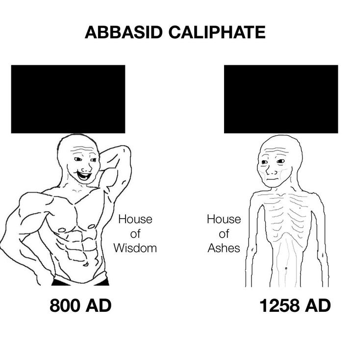 ABBASID CALIPHATE 800 AD House of House of Wisdom Ashes 1258 AD