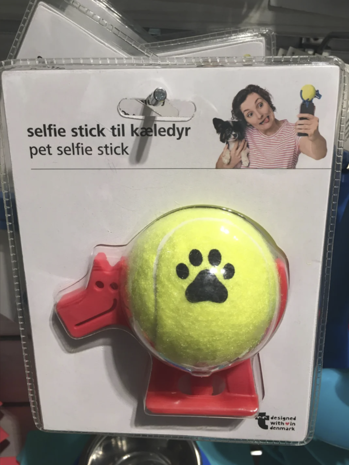 selfie stick til kæledyr pet selfie stick designed with vin denmark