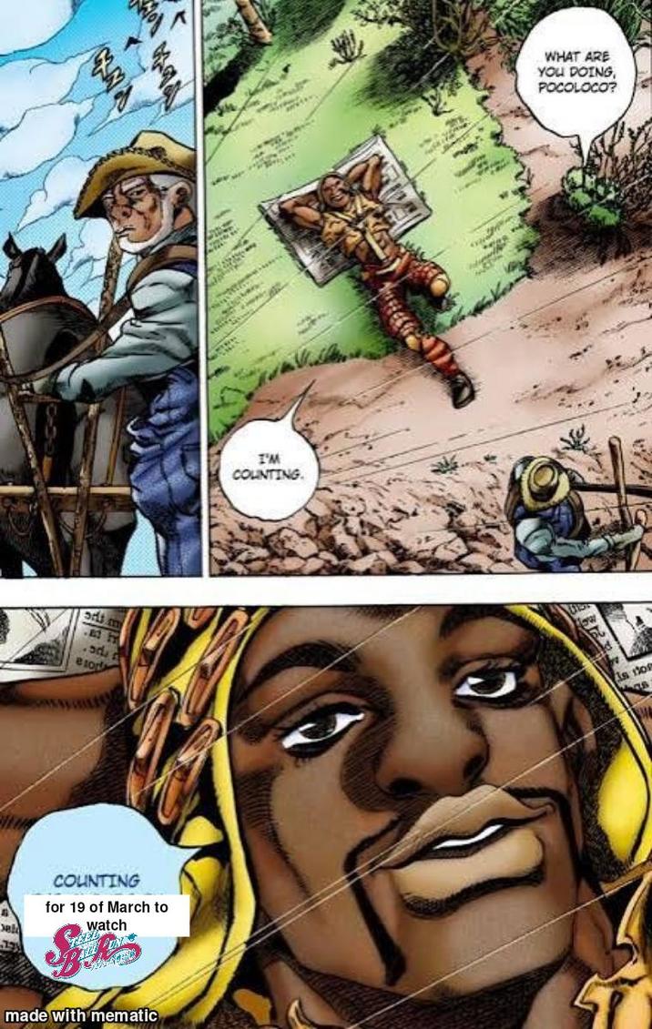 ors m يود. e sod el COUNTING for 19 of March to watch made with mematic I'M COUNTING. WHAT ARE YOU DOING, POCOLOCO? is no