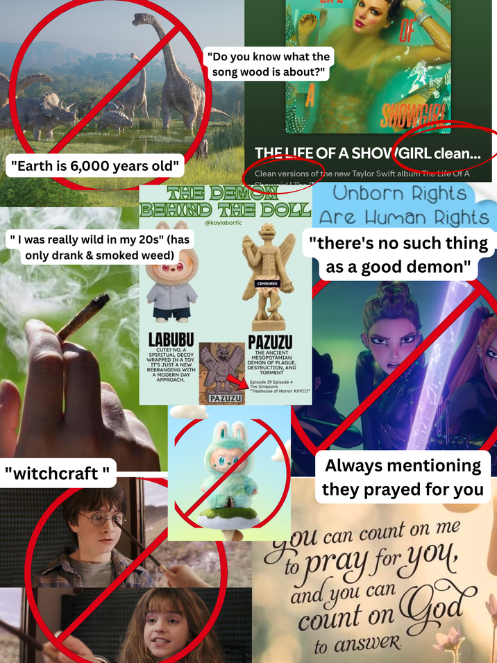 "Do you know what the song wood is about?" "Earth is 6,000 years old" THE LIFE OF A SHOV/GIRL clean... Clean versions of the new Taylor Swift album The Life Of A THE DEMON BEHIND THE DOLL I was really wild in my 20s" (has only drank & smoked weed) @kaylabortic CENSORED Unborn Rights Are Human Rights "there's no such thing as a good demon" "witchcraft LABUBU CUTE? NO. A SPIRITUAL DECOY WRAPPED IN A TOY. IT'S JUST A NEW REBRANDING WITH A MODERN DAY APPROACH. PAZUZU PAZUZU THE ANCIENT MESOPOTAMIAN DEMON OF PLAGUE, DESTRUCTION, AND TORMENT Episode 29 Episode 4 The Simpsons "Treehouse of Horror XXVIII" you to Always mentioning they prayed for you can count on me 6 pray for you, and you can count on God to answer