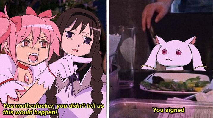 You m-----------, you didn't tell us this would happen! You signed