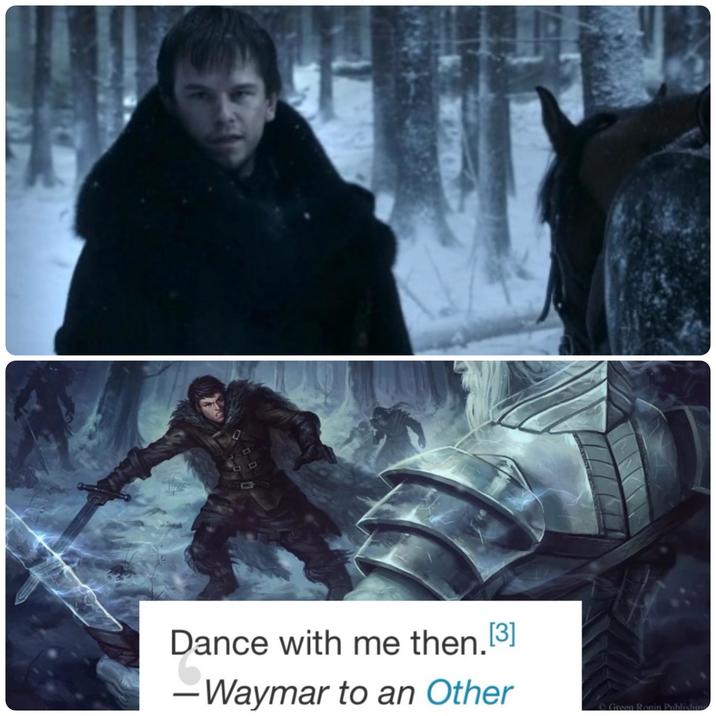 D Dance with me then. [3] Waymar to an Other Green Ronin Publishing