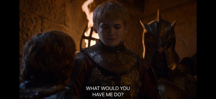 WHAT WOULD YOU HAVE ME DO?