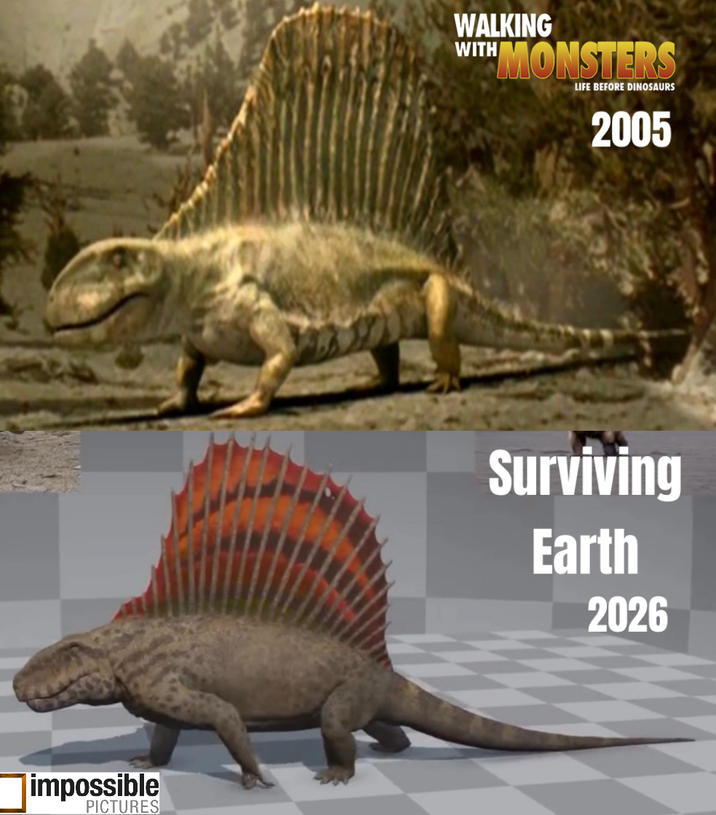 impossible PICTURES WALKING WITH MONSTERS LIFE BEFORE DINOSAURS 2005 Surviving Earth 2026