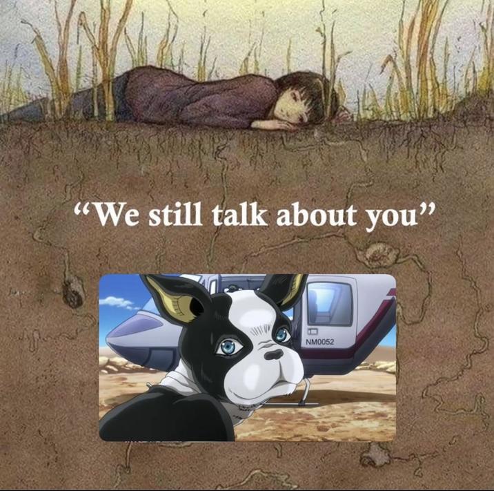 "We still talk about you" NM0052