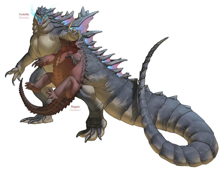 Godzilla Bemular Bargain Gomora