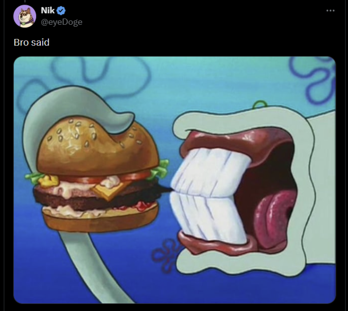 Nik @eyeDoge Bro said :1