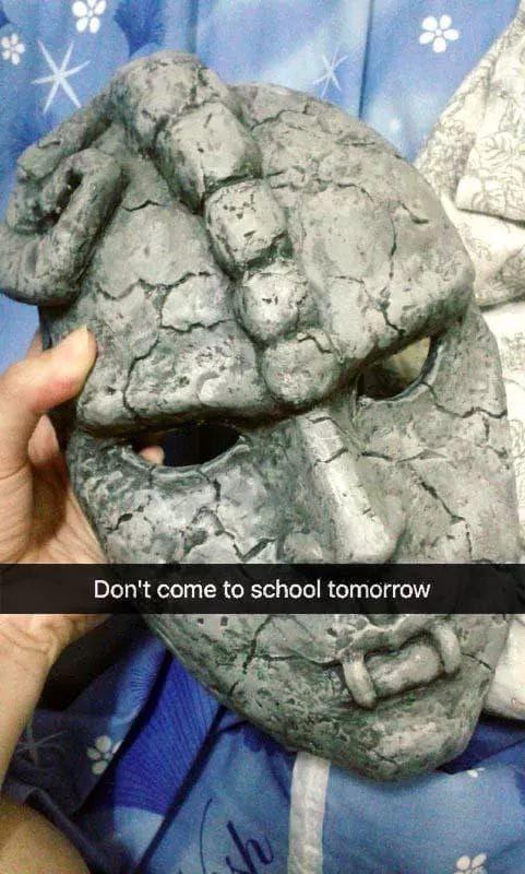 Don't come to school tomorrow