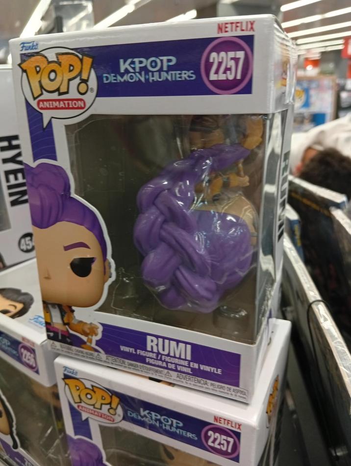 Funk POP! ANIMATION KPOP DEMON HUNTERS HYEIN 454 NETFLIX 2257 RUMI VINYL FIGURE/FIGURINE EN VINYLE FIGURA DE VINIL A WONGHORA ATENTON DANGER DETOUFFVENTA ADVERTENCIA: PELIGRO DE ASPA Funkt POP! ANIMATION DEMON HUNTERS KPOP NETFLIX 2257