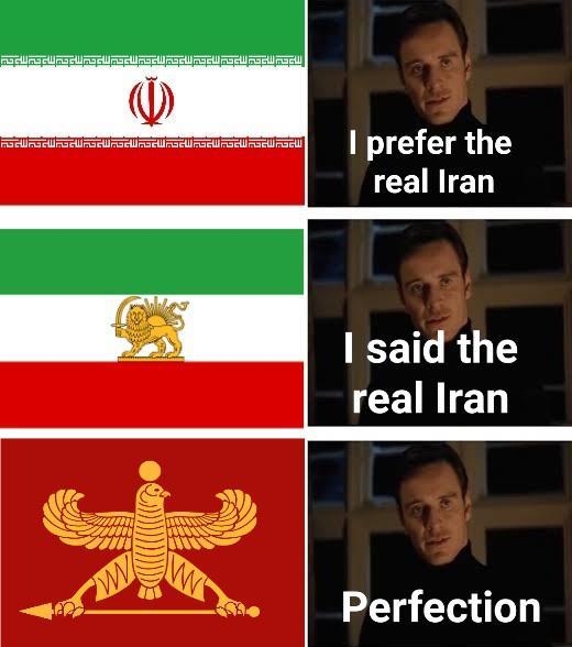 I prefer the real Iran I said the real Iran Perfection