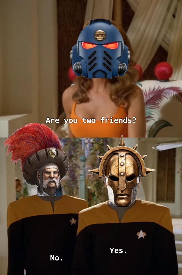 Are you two friends? Yes. No.