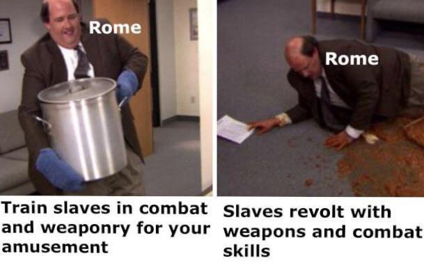 Rome Rome Train slaves in combat Slaves revolt with and weaponry for your weapons and combat amusement skills