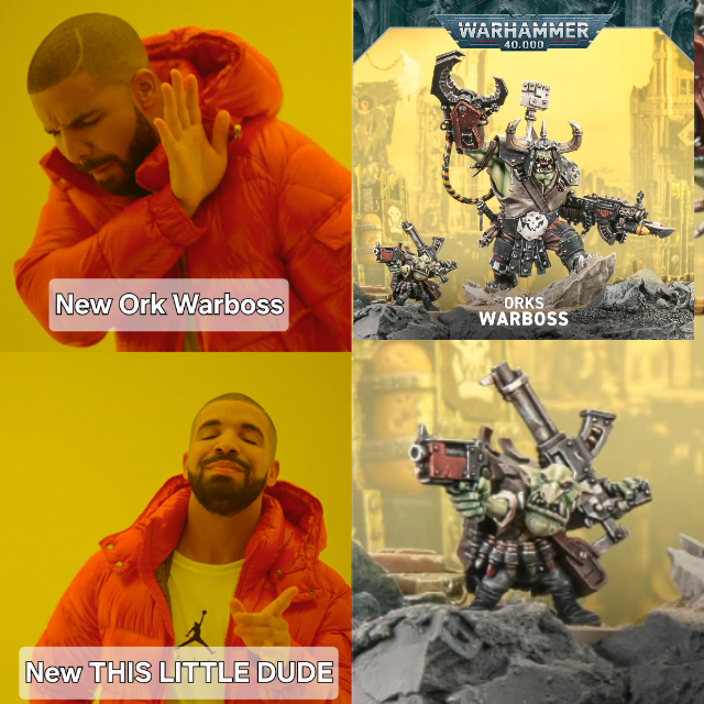 WARHAMMER 40.000 New Ork Warboss ORKS WARBOSS New THIS LITTLE DUDE
