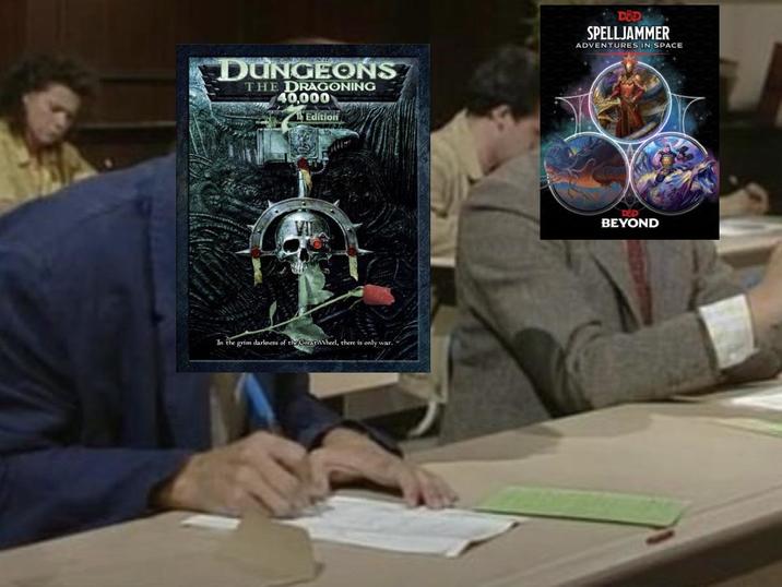 DUNGEONS THE DRAGONING 40,000 Edition In the grim darkness of the Great Wheel, there is only war. D&D SPELLJAMMER ADVENTURES IN SPACE BEYOND