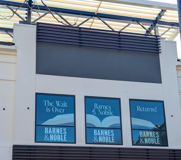The Wait Barnes Returns! is Over &Nobile BARNES BARNES BARNES &NOBLE &NOBLE &NOBLE