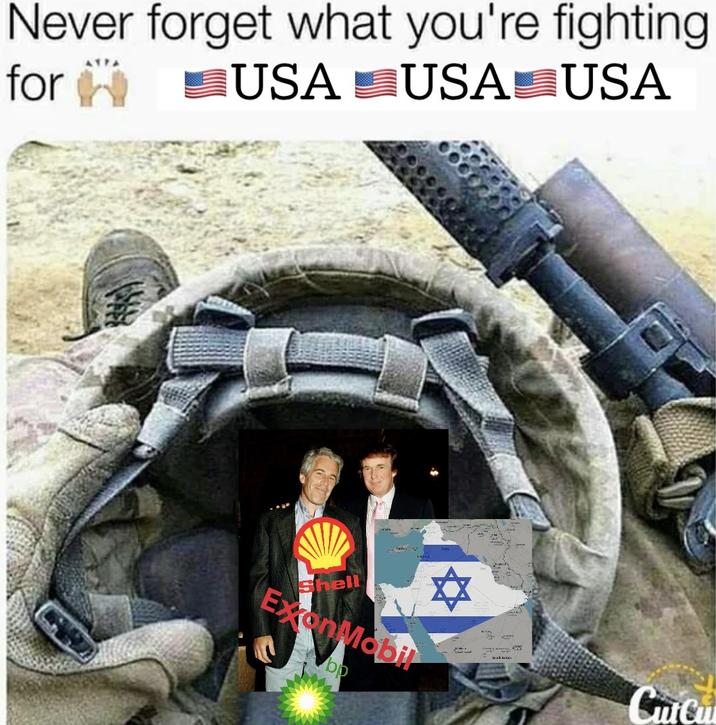 Never forget what you're fighting for USA USA USA Shell ExonMobil bp CutCu