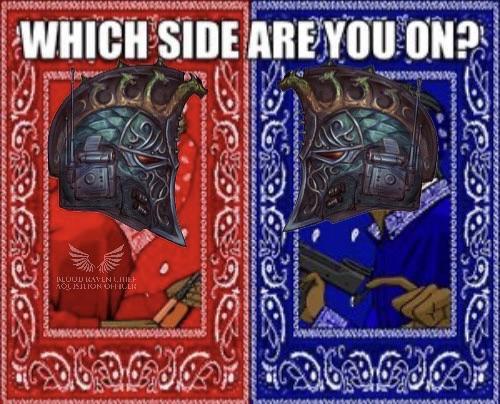 WHICH SIDE ARE YOU ON? BLOUD RAVEN LI AQUISITION OFICER