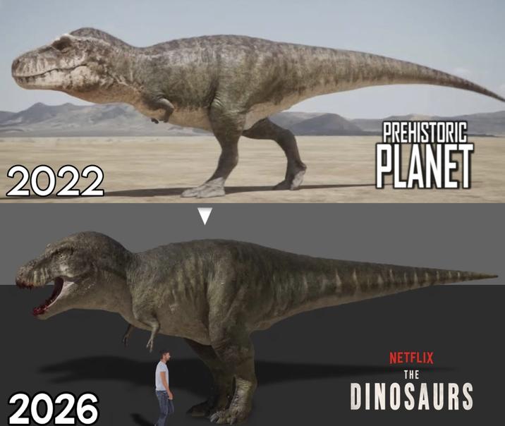 2022 PREHISTORIC PLANET 2026 NETFLIX THE DINOSAURS