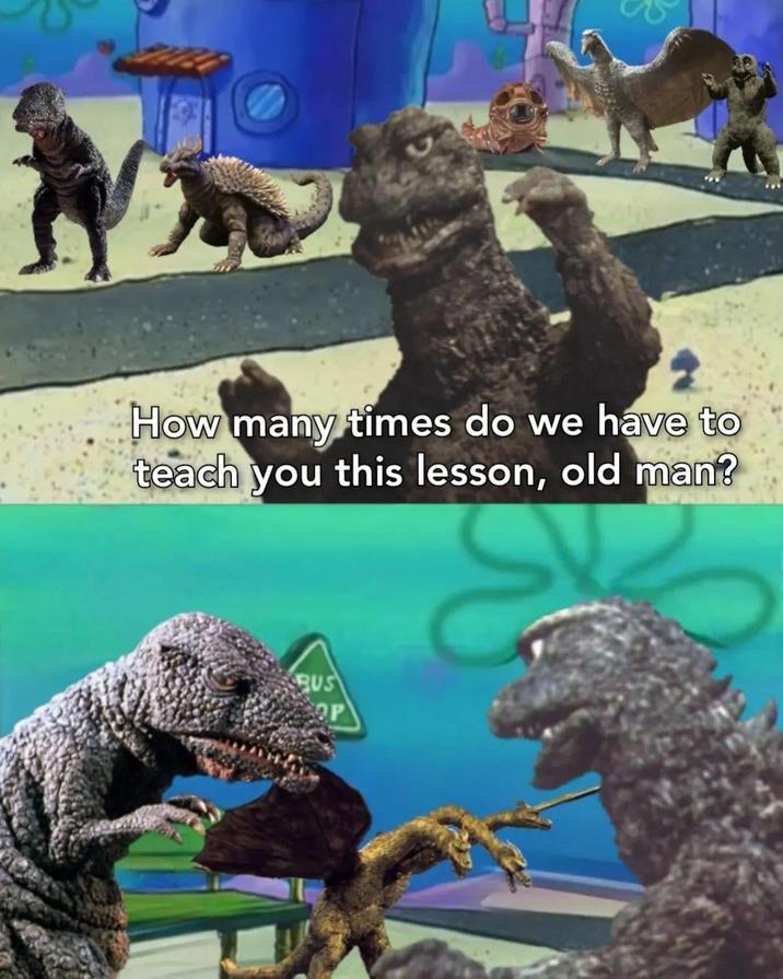 How many times do we have to teach you this lesson, old man? BUS OP