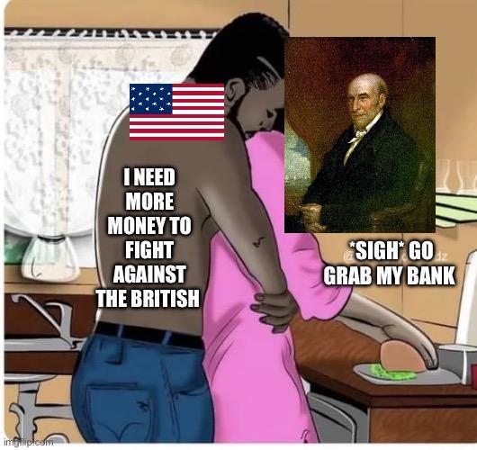 imelip.com I NEED MORE MONEY TO FIGHT AGAINST THE BRITISH SIGH GO GRAB MY BANK