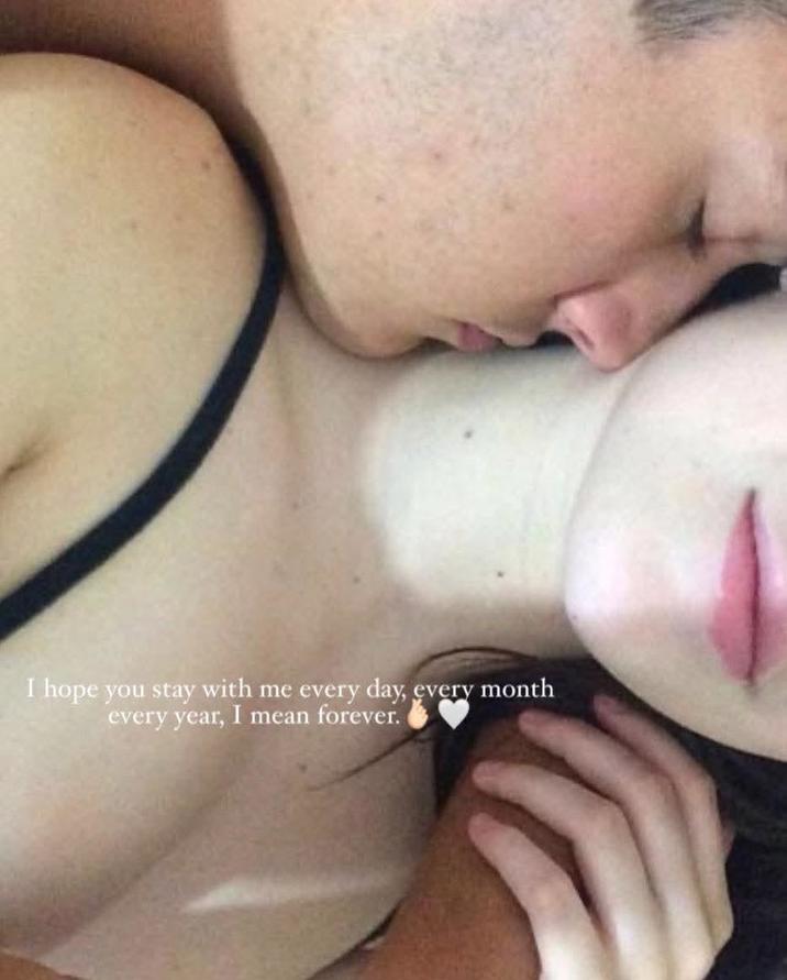 I hope you stay with me every day, every month every year, I mean forever.