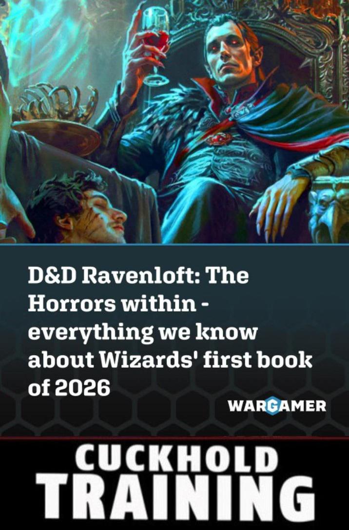 D&D Ravenloft: The Horrors within - everything we know about Wizards' first book of 2026 WARGAMER CUCKHOLD TRAINING