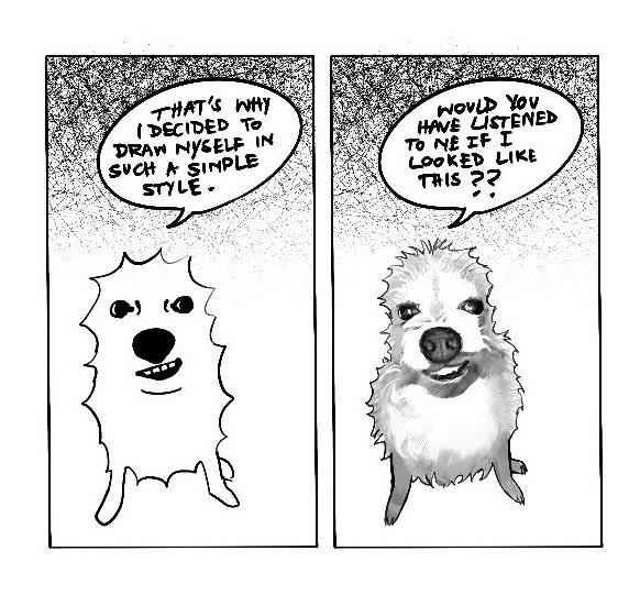 A redraw of panels from "Understanding Comics" by Scott McCloud. The art is by kartilage24.