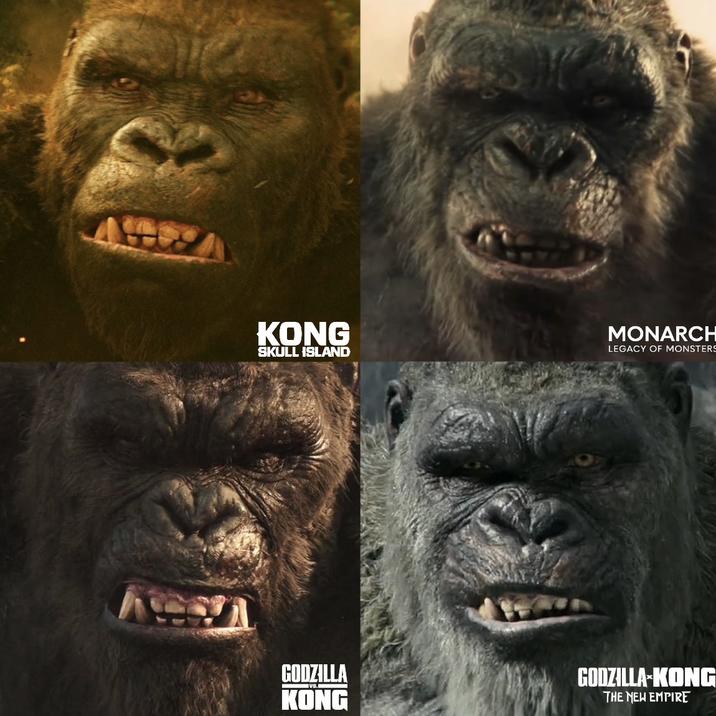 KONG SKULL ISLAND MONARCH LEGACY OF MONSTERS GODZILLA GODZILLA KONG KONG THE NEW EMPIRE