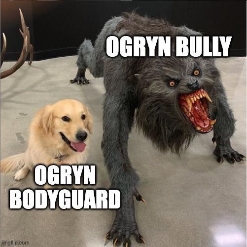 OGRYN BULLY OGRYN BODYGUARD imgflip.com
