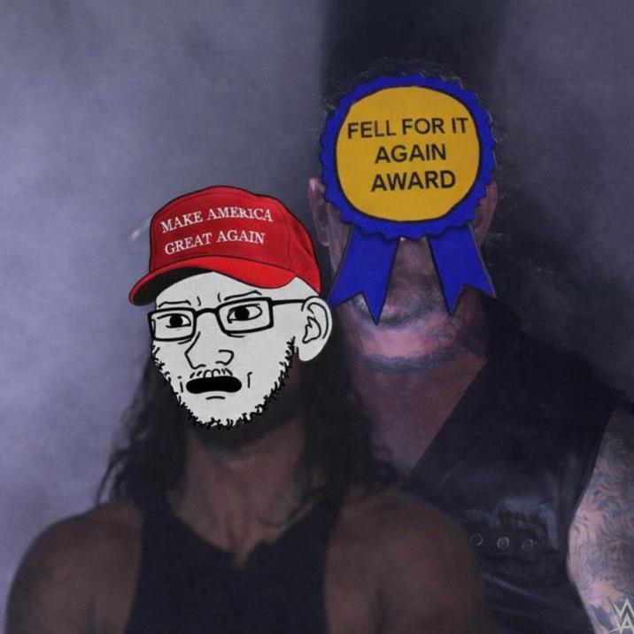 MAKE AMERICA GREAT AGAIN FELL FOR IT AGAIN AWARD
