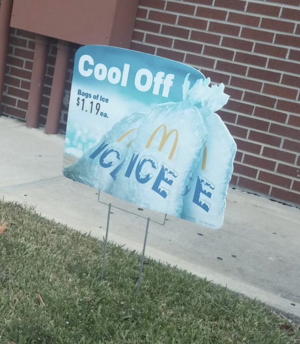 Cool Off Bags of Ice $1.19 ea. ICICE E