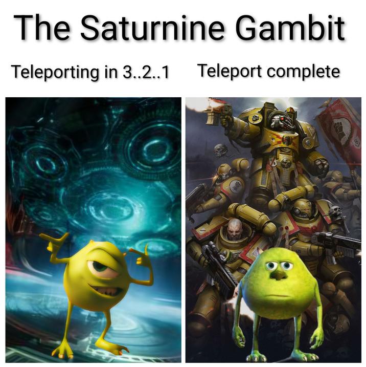The Saturnine Gambit Teleporting in 3..2..1 Teleport complete SMPS CIAL W