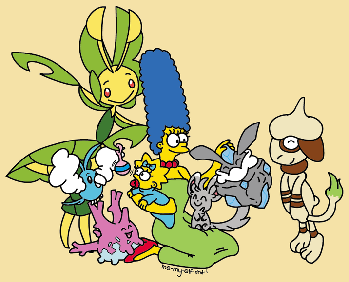 "Homer":https://knowyourmeme.com/photos/3230730-pokemon-fan-teams
"Bart":https://knowyourmeme.com/photos/3230732-pokemon-fan-teams
"Lisa":https://knowyourmeme.com/photos/3230733-pokemon-fan-teams