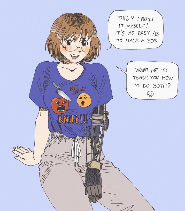 THIS? I BUILT IT MYSELF! IT'S AS EASY AS TO HACK A 3DS. HEY APPLE! WANT ME TO TEACH YOU HOW TO DO BOTH? KNIFE !!! wwwww