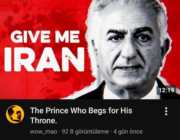 GIVE ME IRAN The Prince Who Begs for His Throne. wow_mao. 92 B görüntüleme 4 gün önce 12:19
