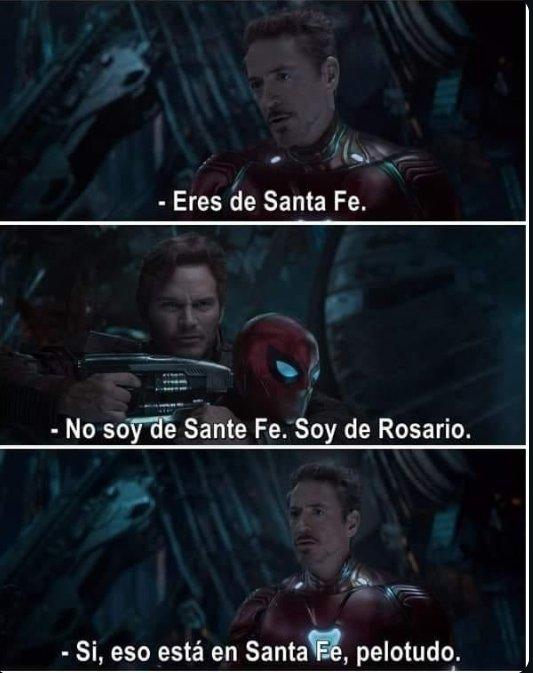 People from Rosario tend to associate the term "Santa Fe" to the homonymous city, the province's capital which most Rosario citizens usually only visit due to bureaucratic matters, rather than the province as a whole. This is of course not the case for the rest of the country, and often leads to people from other parts of the country to remind them that Rosario is not an (actual) autonomous city like Buenos Aires City is, and that they're still part of the Santa Fe province.

<iframe width="560" height="315" src="https://www.youtube-nocookie.com/embed/jQoNILVFFvs?start=110" title="YouTube video player" frameborder="0" allow="accelerometer; autoplay; clipboard-write; encrypted-media; gyroscope; picture-in-picture; web-share" referrerpolicy="strict-origin-when-cross-origin" allowfullscreen></iframe>