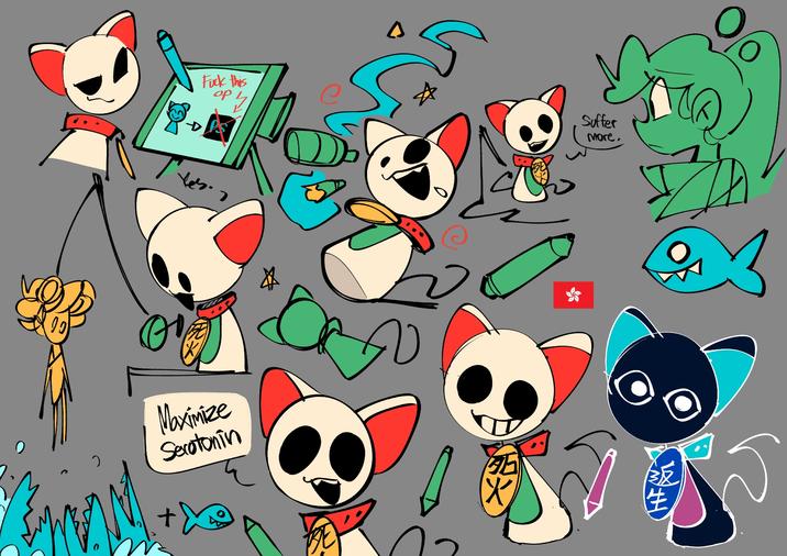 F--- this Yes. Suffer More. о Maximize Serotonin Ж 飯 生 #