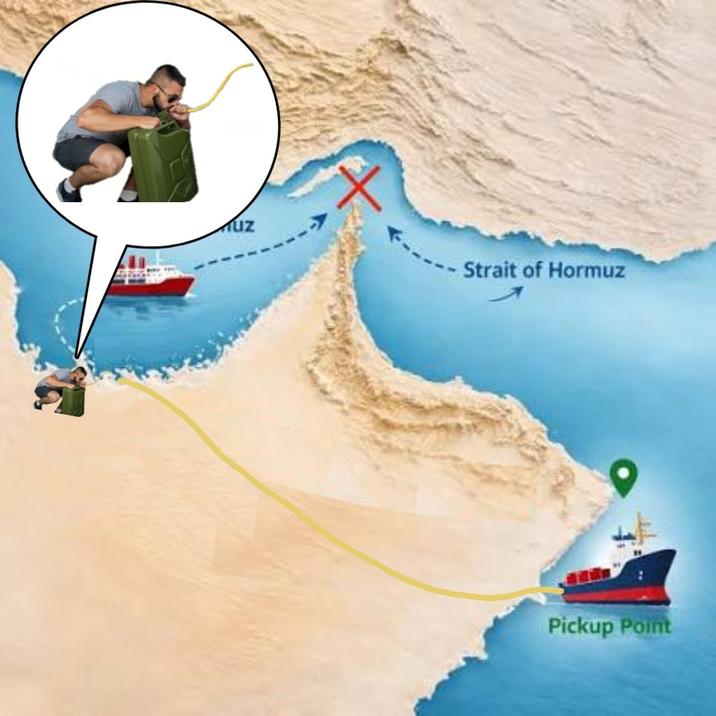 Muz Strait of Hormuz Pickup Point