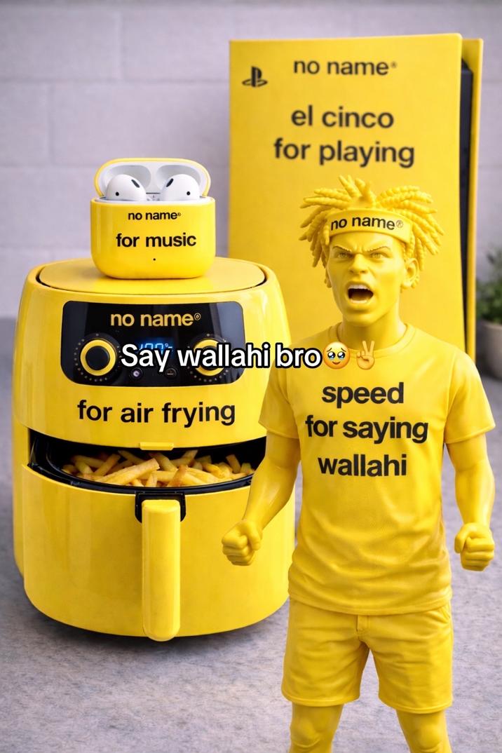 B no name el cinco for playing no name for music no name no name Say wallahi bro⚫! speed for air frying for saying wallahi