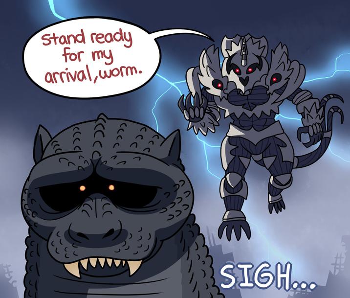 Stand ready for my arrival, worm. دود دددد درد SIGH...