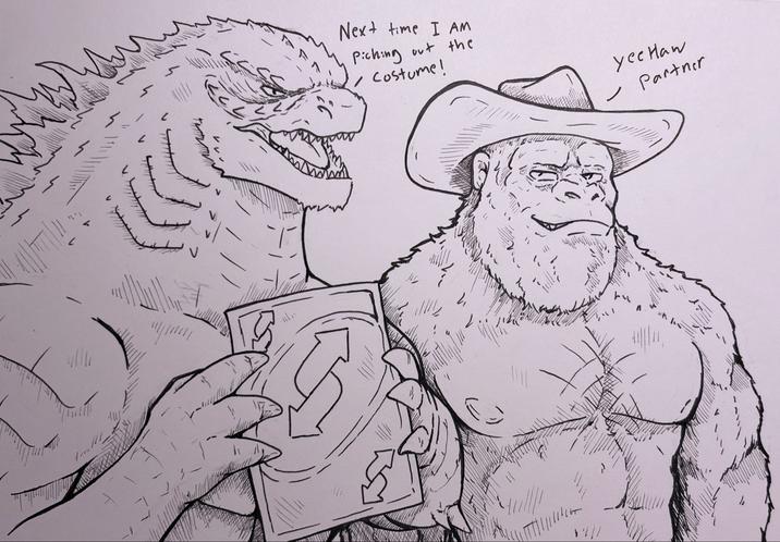 ELL V Next time I AM Piching out the / Costume! yee Haw ✓ Partner Л