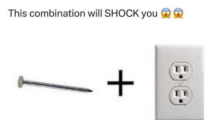 This combination will SHOCK you +