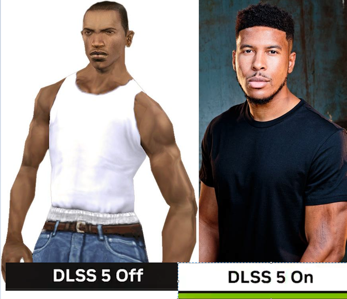 DLSS 5 Off DLSS 5 On