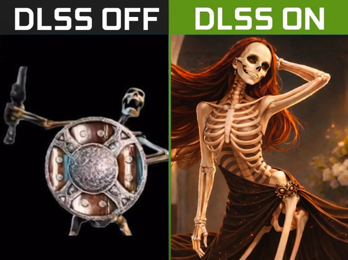 DLSS OFF DLSS ON
