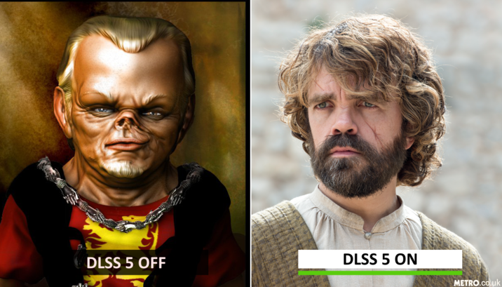 DLSS 5 OFF DLSS 5 ON METRO.co.uk