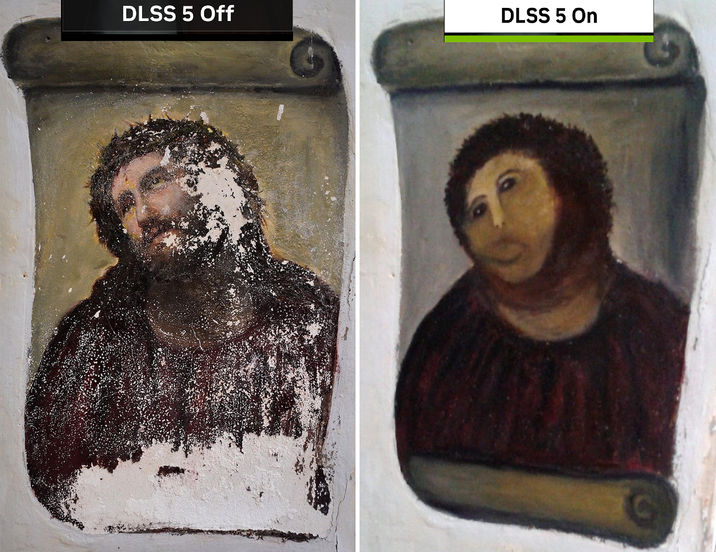 DLSS 5 Off DLSS 5 On